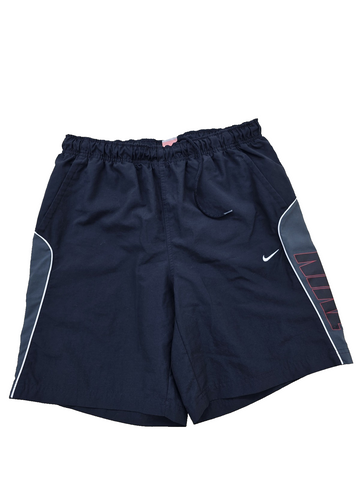 Nike Men's Navy Lap Swim Trunks L Mesh Lining Solid