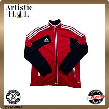 Adidas Men's Red Climacool Track Jacket Size L Vintage