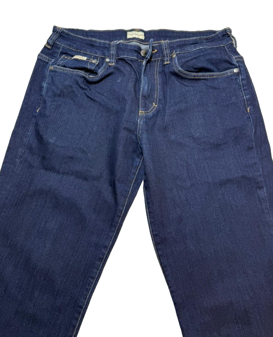 Calvin Klein Women's Straight Denim Jeans Size 33 Classic Fit