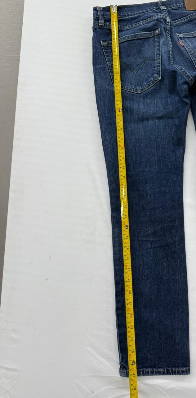 Levi's 511 Slim Fit Dark Wash Jeans W31 L30 Red Tab