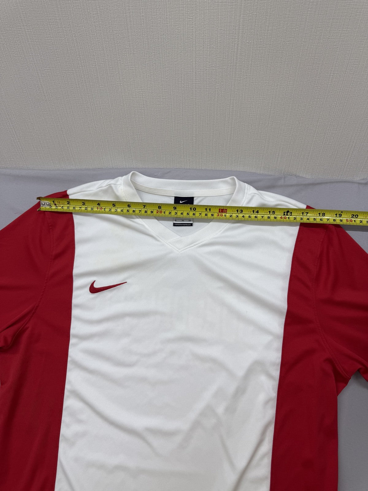 Nike Dri-FIT Borgorosso Red/White XL Men's Football Training Jersey