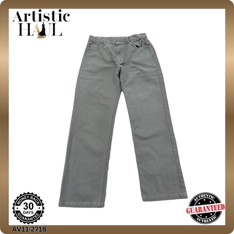Levi's Men's Gray 501 Straight Leg Jeans 36x32 Vintage USA