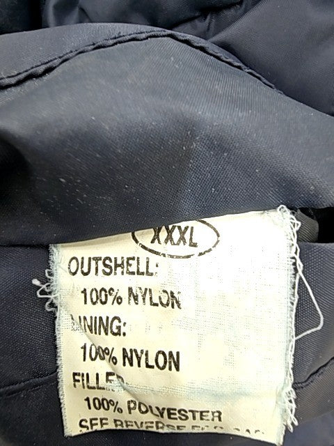 Adidas Unisex XXL Blue/Black Hooded Nylon Jacket
