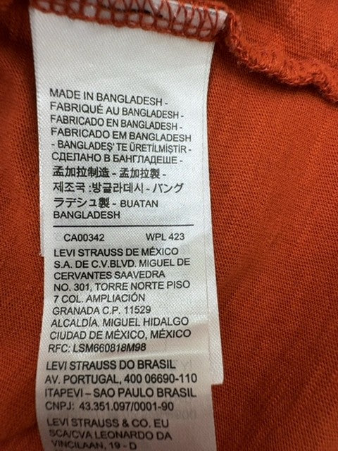 Levi's Men Orange T-Shirt size S product image 8