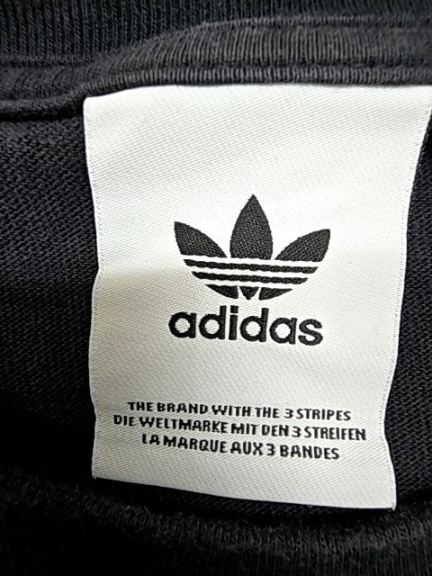 Adidas Originals Men's Black Trefoil T-Shirt Size S Cotton Crew Neck