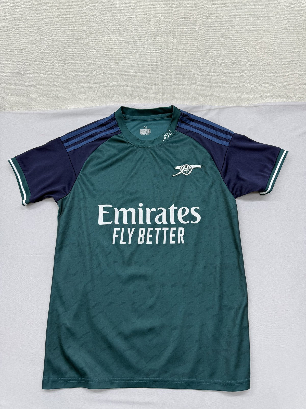 Adidas Arsenal 2024/25 Away Jersey M Teal/Navy Heat.Rdy Slim