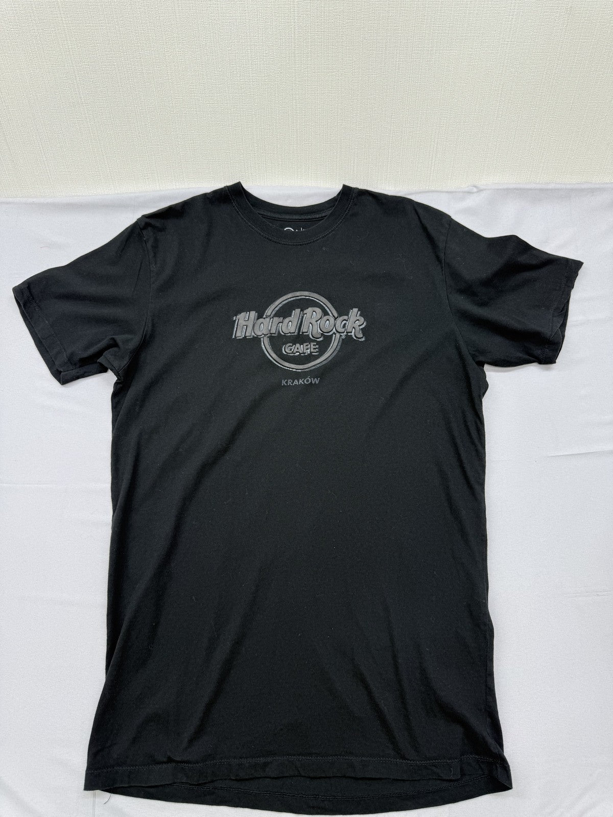 Hard Rock Cafe Black Large T-Shirt 100% Cotton Short Sleeve Unisex