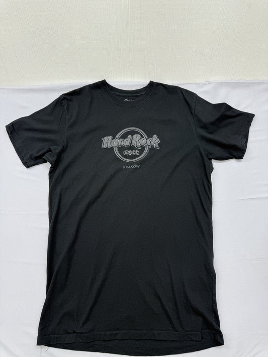 Hard Rock Cafe Unisex Black T-Shirt – Size L, Short Sleeve, Cotton