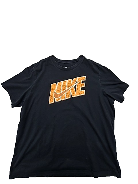 Nike Men's Black T-Shirt – Size XXL, Crew Neck, Cotton – Ref 86984