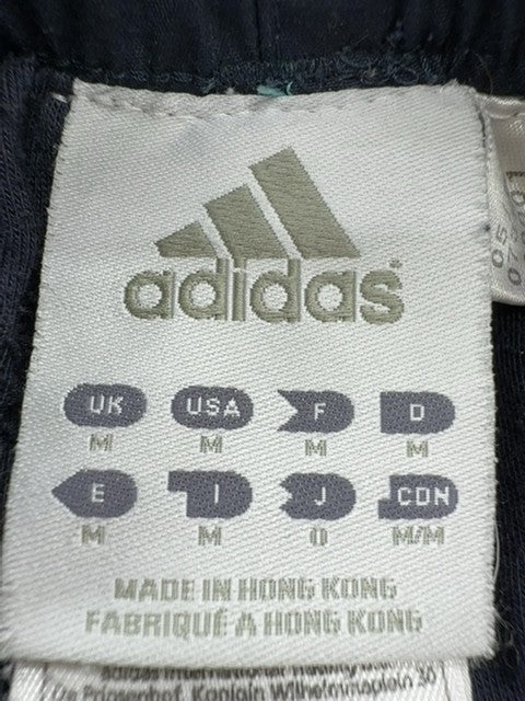Adidas Men's Navy Three-Stripes Track Pants Size M