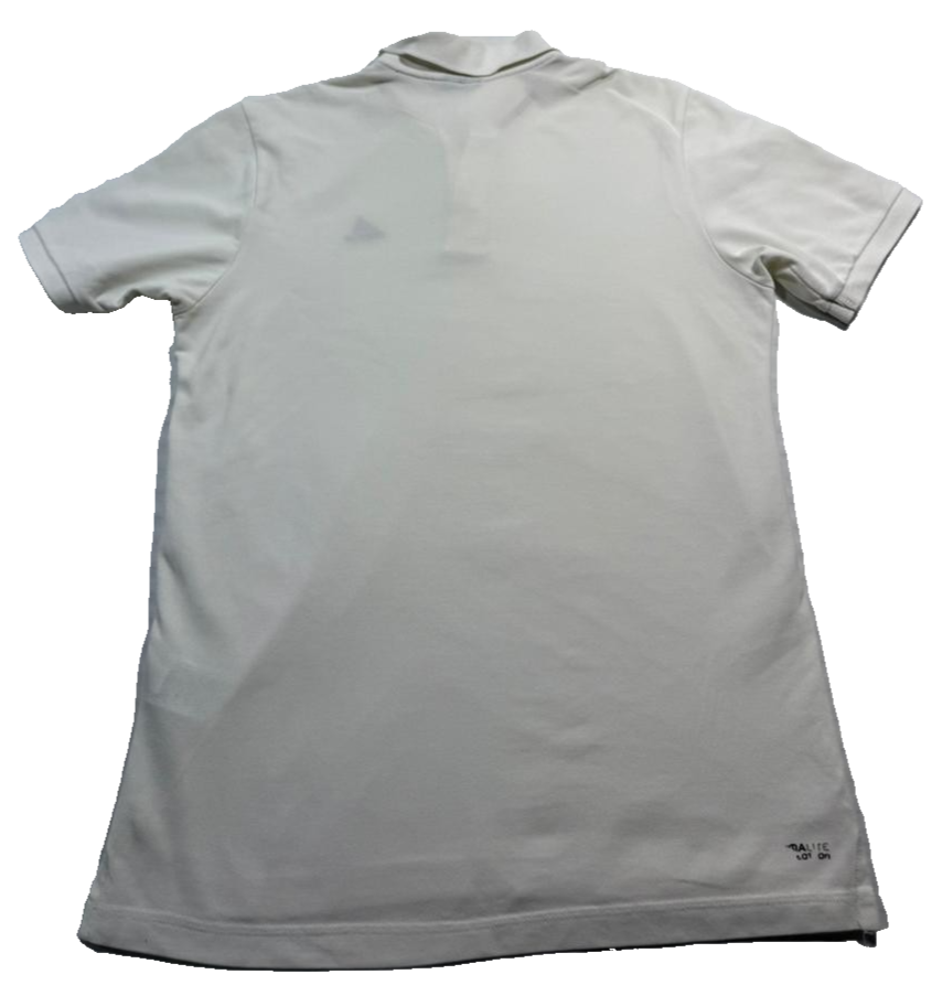 Adidas Men'S White Performance Essentials Polo Shirt Size M