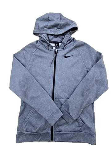 Nike Men's Grey Dri-FIT Pullover Hoodie Size M Performance Fleece