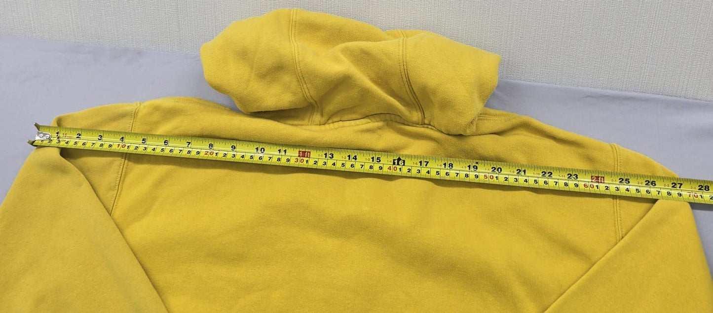Nike Men's Yellow Pullover Hoodie XXL Cotton/Poly Blend