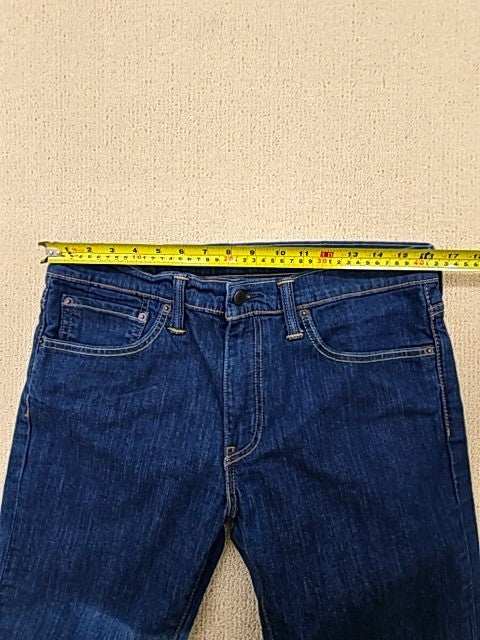 Levi's 511 Men's Slim Fit Dark Wash Jeans 34x32 Stretch