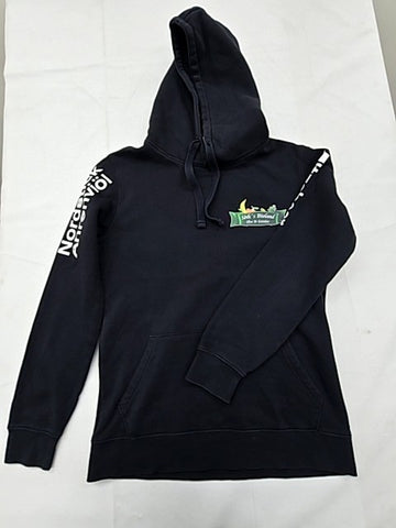Russell Full Zip Fleece Hoodie Black L Graphic Print