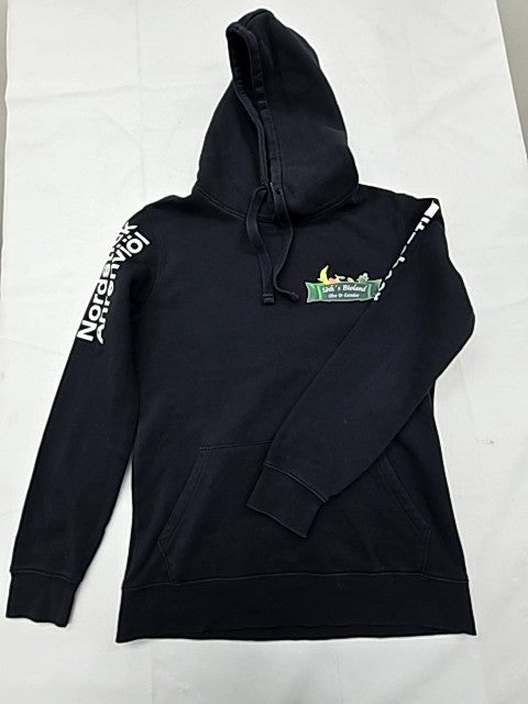 Russell Athletic Unisex Black Hoodie – Size L, Russell Fleece Print russell