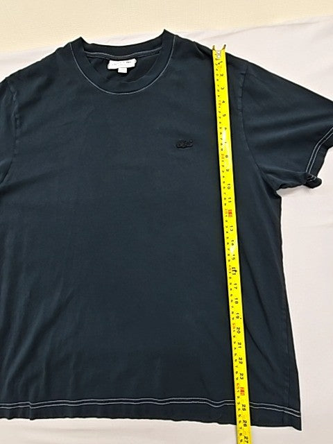 Lacoste Men's Black Crocodile Logo T-Shirt Size L Cotton