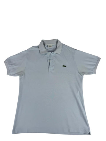 Lacoste Men's Classic Polo Shirt Light Blue Short Sleeve Size 3 Small Crocodile