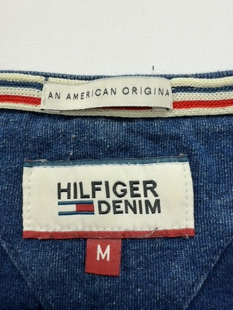 Tommy Hilfiger Denim Men Blue Chest Pocket T-Shirt Size M Regular