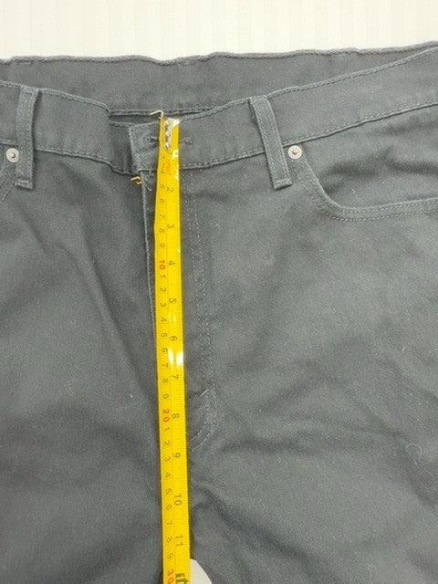 Levi's Men's 513 Slim Straight Black Jeans 38x30 Stretch