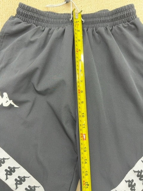 Kappa Men's Navy Blue Track Joggers Small Logo Tape Tapered