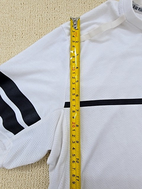 Nike Miler Dri-FIT UV White Stripe L Men's Running Tee