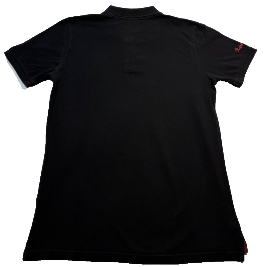 Black Polo Ralph Lauren Polo Pony-Embroidered Cotton Polo Shirt - Size L
