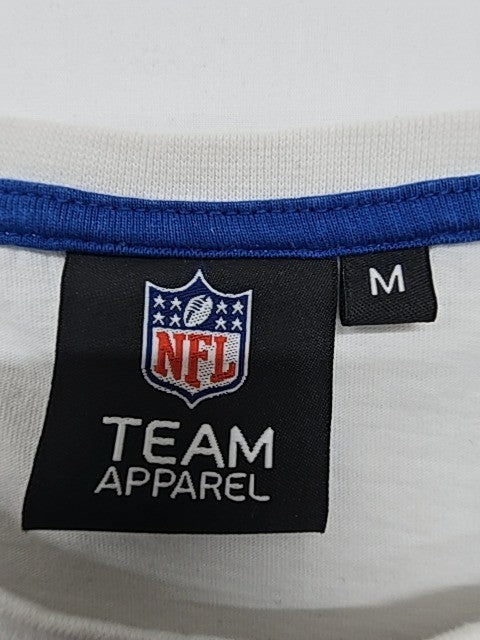 Team Apparel Boys White NFL Logo T-Shirt Youth M Crew Neck