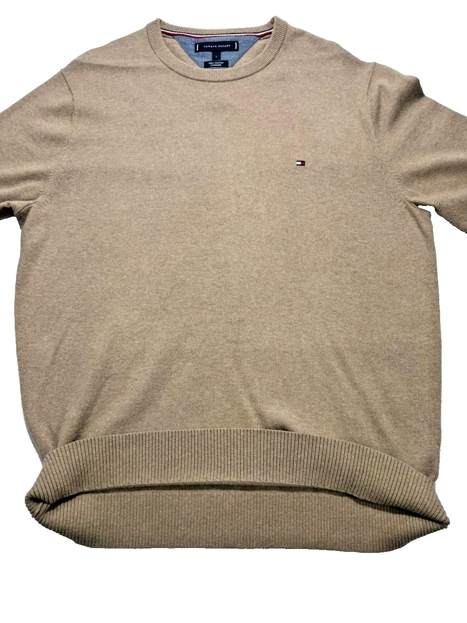 Tomm Hilfiger Pima Cotton Cashmer Light Brown