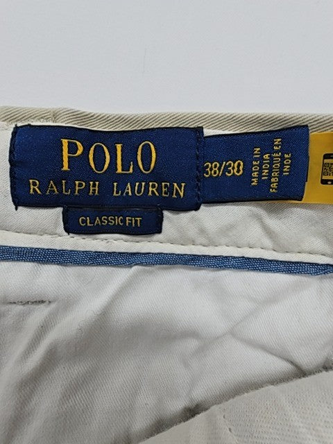 Polo Ralph Lauren Men Light Khaki Chino Pants 38x30 Classic Fit