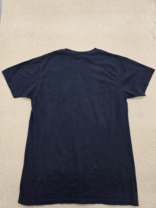 Ripple Junction Unisex Black T-Shirt – Size L, TV 100 tv 100, Graphic