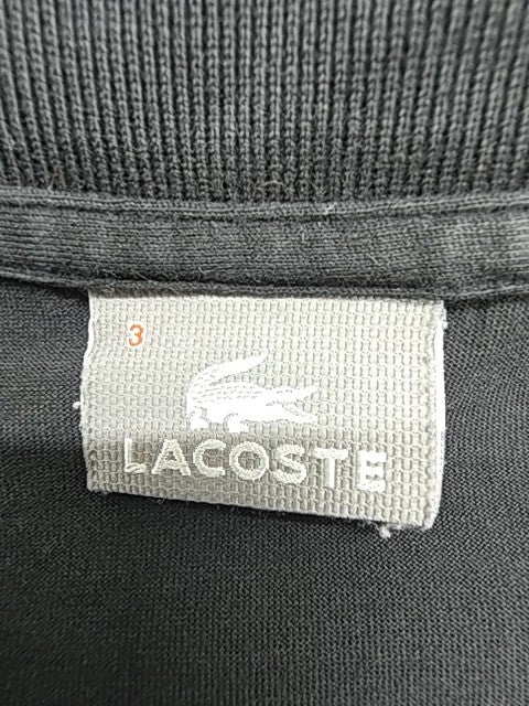 Lacoste Men Black Polo Shirt size 3 product image 5