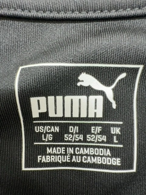 Puma Black Men's Training Jersey Large Short Sleeve