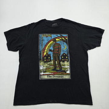 A Nightmare Mens Black Halloween Dreamer T-Shirt Size XL Regular