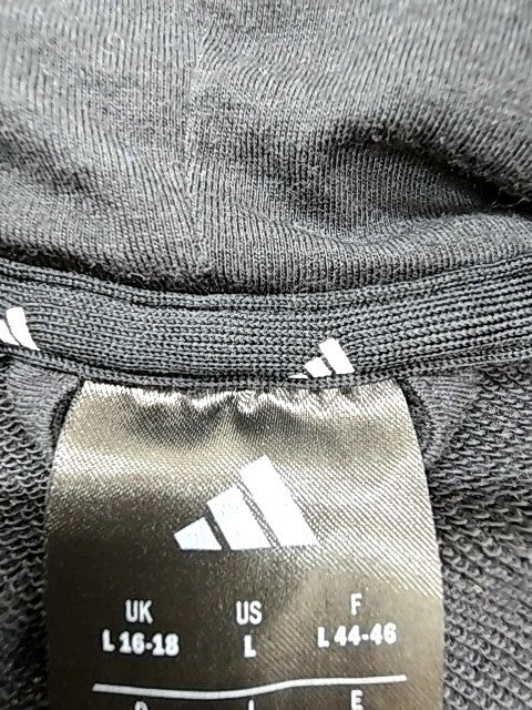 Adidas Men's Full-Zip Fleece Hoodie Black Size L