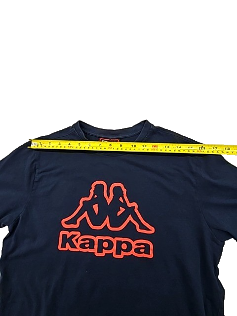 Kappa Men's Navy Short Sleeve Crewneck T-Shirt Size M 100% Cotton