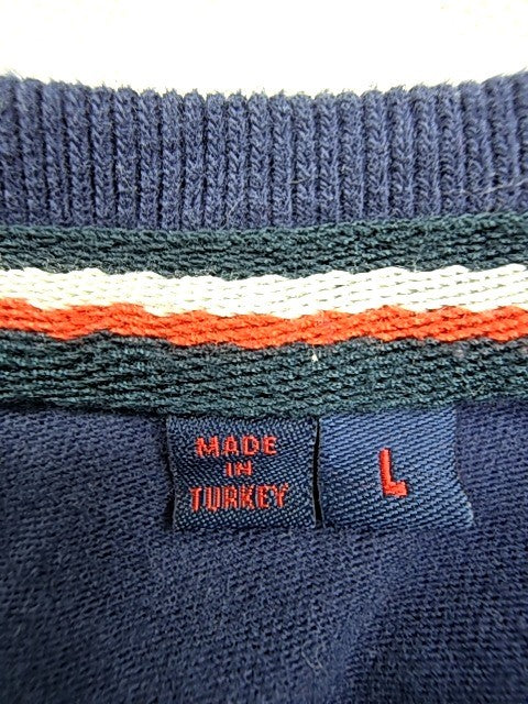 Superdry Vintage Label Navy L Men's Cotton T-Shirt Relaxed Fit Logo