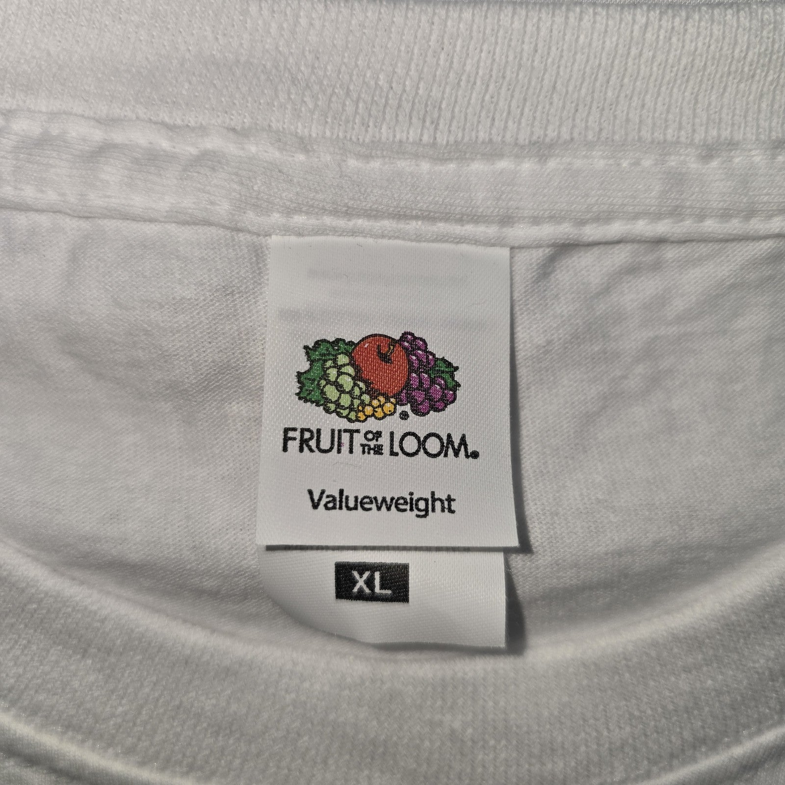 Fruit of the Loom Unisex White T-Shirt size XL product image 3