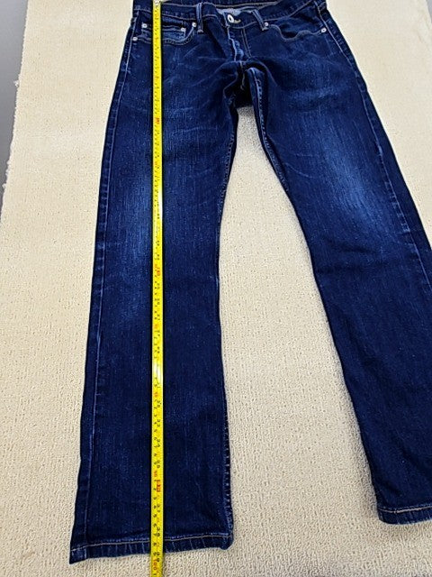 Levi's Men's 514 Straight Fit Dark Wash Jeans Size 33 Stretch