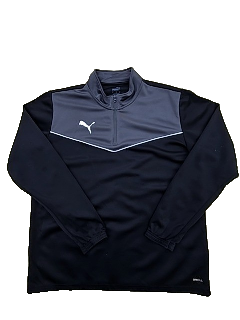 Puma Men's Black Half-Zip Training Jacket Size XL