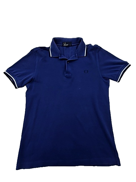 Fred Perry Unisex Navy Polo Shirt – Size XS, Short Sleeve, Cotton