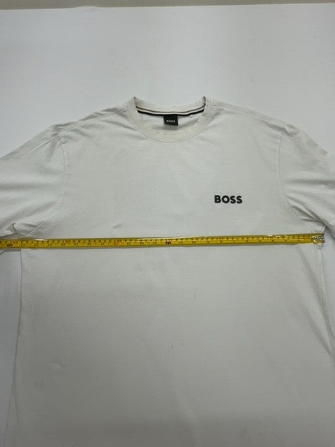 BOSS Men White T-Shirt size XXL product image 7