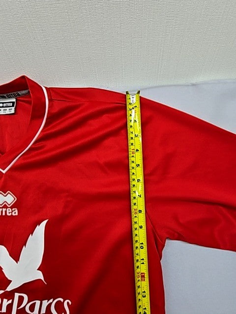 ErreàMen's Red V-Neck Sports Jersey XXL 2007 Polyester