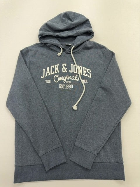 Jack & Jones Men Gray Hoodie size L product image 1