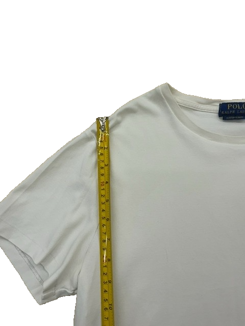 Polo Ralph Lauren Men's White Slim Fit Short Sleeve Cotton T-Shirt L
