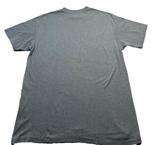 Hanes Extra Flavor Gray T-Shirt Size Large Vintage Style Casual Men's Tee
