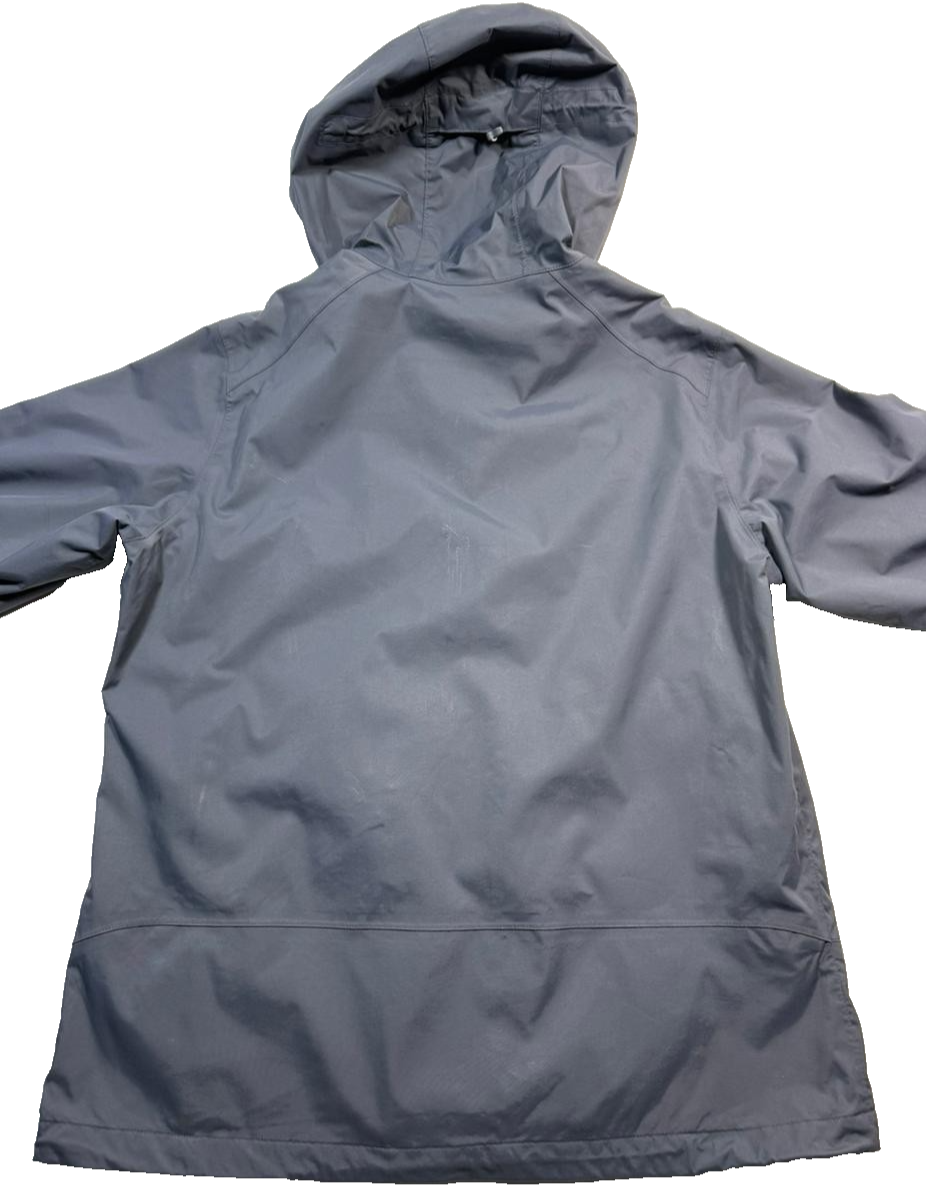 Jack Wolfskin Men's Gray Hooded Outdoor Waterproof Jacket Size S