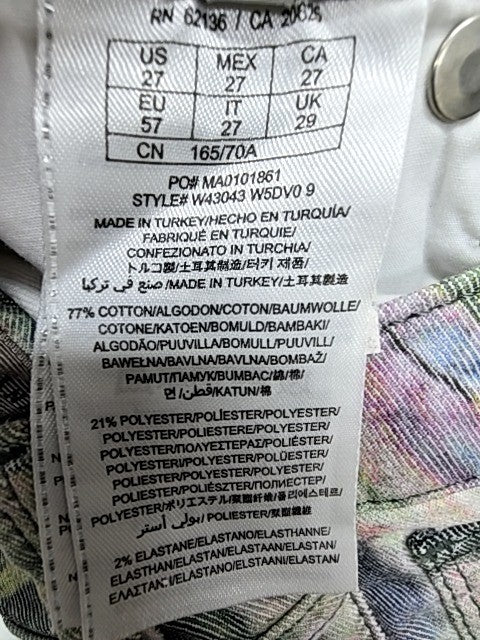 Guess Men Multicolor Jeans size 27 product image 4