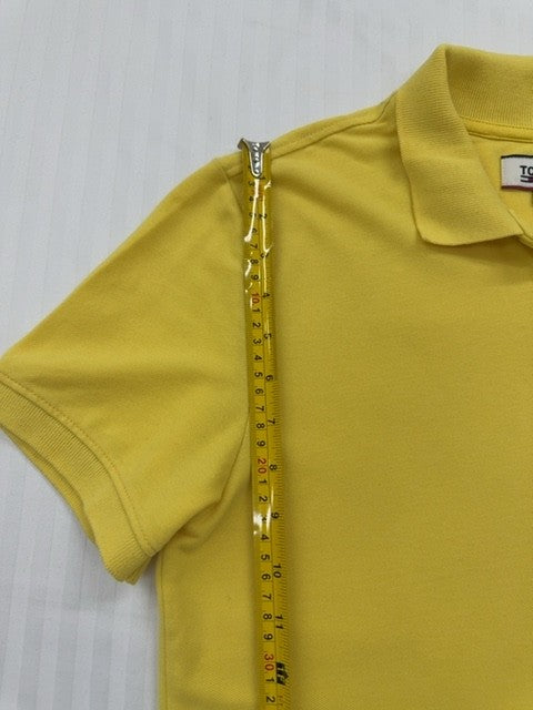 Tommy Hilfiger Women's Yellow Polo Shirt Size M