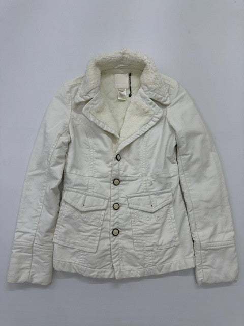 Diesel Women White Coat size M product image 1